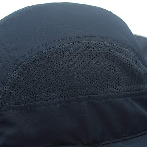 outfly Sombrero de protección solar para hombre con protector de cuello para mujer al aire libre, protección UV, sombrero de montañismo