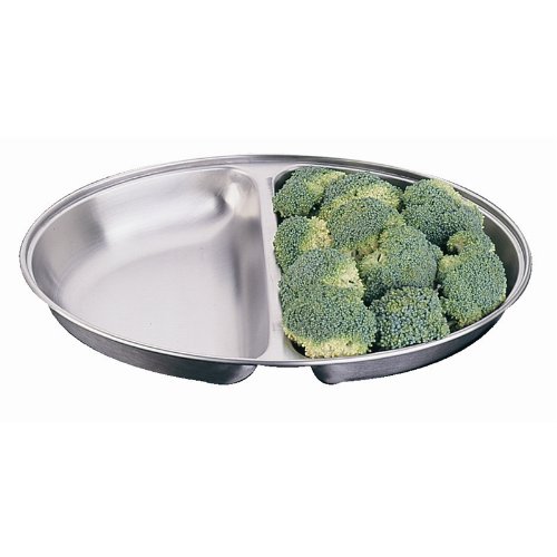 Oval 12 "vegetable Dish Plato Vajilla de acero inoxidable