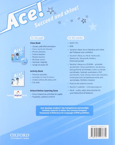 Pack Ace! 2. Class Book And Songs (+ CD) - 9780194007672