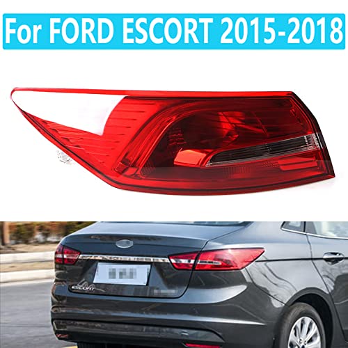 para Ford Escort 2015 2016 2017 2018, luz Trasera Taillamp luz Trasera Faro Trasero Interior Exterior Freno Trasero luz Trasera