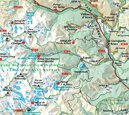 Parc Nacional d'Aigüestortes i Stany de Sant Maurici. 1:25.000. 2 mapas excursionistas. Editorial Alpina. (CARPETA ALPINA - 1/25.000)