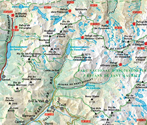 Parc Nacional d'Aigüestortes i Stany de Sant Maurici. 1:25.000. 2 mapas excursionistas. Editorial Alpina. (CARPETA ALPINA - 1/25.000)