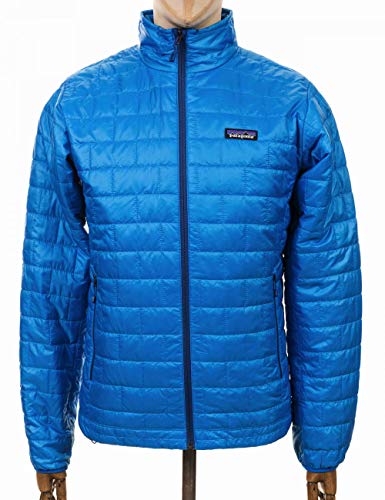 Patagonia M's Nano Puff Jkt Chaqueta, Hombre, Andes Blue w/Andes Blue, S