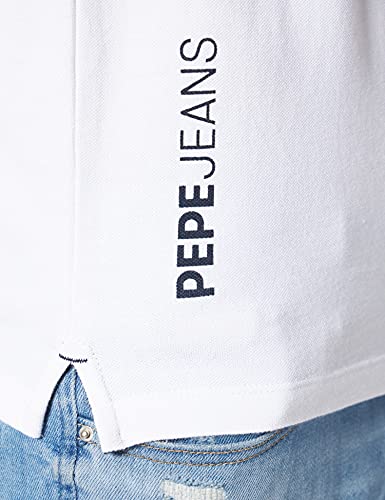 Pepe Jeans Peer Polo, Blanco, XL para Hombre