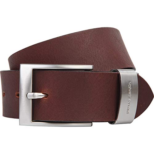 Pierre Cardin - Cinturón de cuero para hombre / cinturón para hombre pierre cardin, xxl, marrón, 70007, tamaño: 130