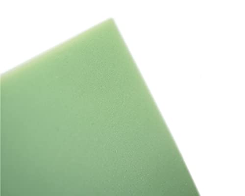 Plancha de Espuma Estándar - Poliuretano - Densidad Dura D30kg (200 x100 x04 cm de Grosor) - Color Verde