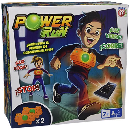 PLAY FUN BY IMC TOYS Power Run | Juego divertido en el que tendrás que conseguir el Chip antes que tu rival - Para niños +7 Años