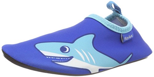 Playshoes Calcetines de Agua con protección UV Tiburón, Zapatos para Playa Unisex niños, Azul (Blau 7), 28/29 EU