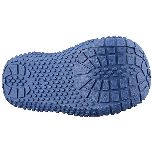 Playshoes Calcetines de Playa con protección UV Cocodrilo, Zapatos de Agua Unisex niños, Azul (Marine 11), 22/23 EU
