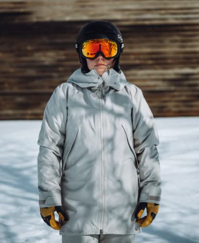 POC Fovea Clarity Gafas de Esquí, Unisex Adulto, Negro (Uranium Black/Spektris Orange), Talla única