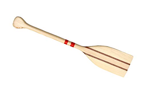 Polport Canoa de madera de pino caoba 30 cm, 300 mm, vela canoa canadiense mini regalo de recuerdo de vela
