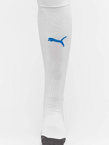 Puma Liga Socks Core, Calcetines para Hombre, Blanco (White/Electric Blue Lemonade), 35-38 (Talla del fabricante: 2)