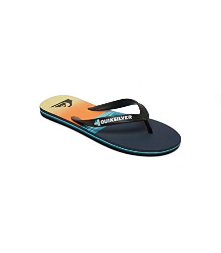 Quiksilver Molokai Hold Down, Zapatos de Playa y Piscina Hombre, Multicolor (Black/Blue/Blue Xkbb), 39 EU