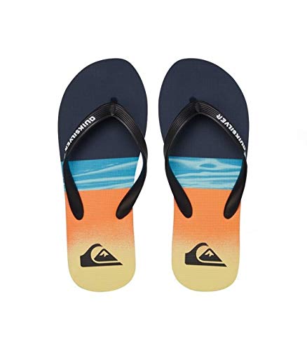 Quiksilver Molokai Hold Down, Zapatos de Playa y Piscina Hombre, Multicolor (Black/Blue/Blue Xkbb), 39 EU