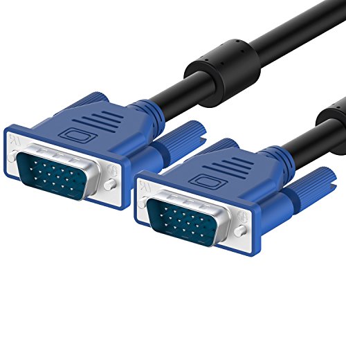 Rankie Cable adaptador de VGA a VGA, 3 Metros, Negro