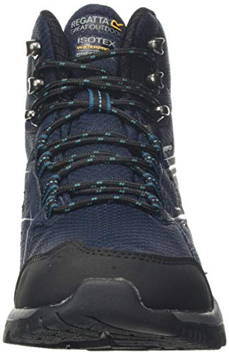 Regatta kota Mid II' Waterproof Hiking Boots, Botas de Senderismo Mujer, Azul (Navy/Shoreline W69), 36 EU