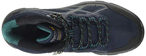 Regatta kota Mid II' Waterproof Hiking Boots, Botas de Senderismo Mujer, Azul (Navy/Shoreline W69), 36 EU