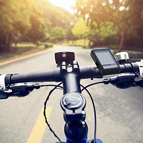 Replood - Cuentakilómetros solar para bicicleta, multifunción, multilingüe
