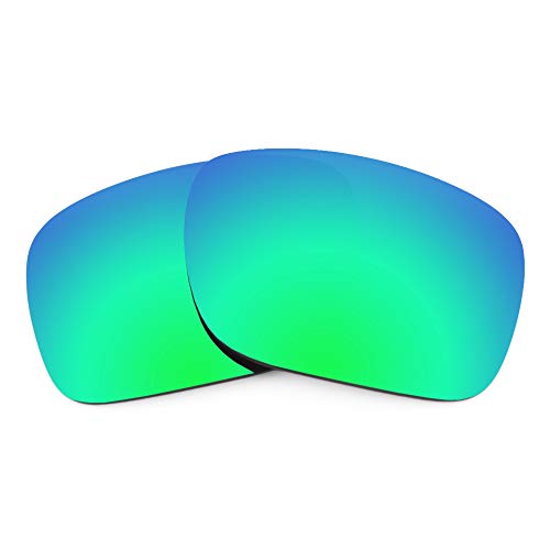 Revant Lentes de Repuesto Compatibles con Gafas de Sol Oakley Holbrook, Polarizados, Verde Esmeralda MirrorShield