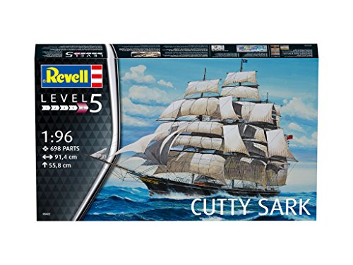 Revell Maqueta Cutty Sark, Kit Modello, Escala 1:96 (5422) (05422), 91,4 cm de Largo