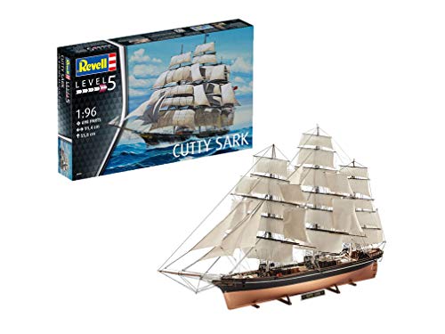 Revell Maqueta Cutty Sark, Kit Modello, Escala 1:96 (5422) (05422), 91,4 cm de Largo