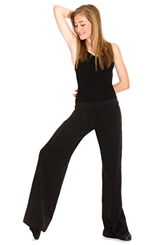 Roch Valley Cotton Pants Pantalones de Jazz Hipster de algodón, Mujer, Negro, 2