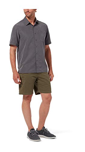 Royal Robbins Hombres del Desierto Pucker seco Camiseta, Hombre, Color Asphalt, tamaño Medium