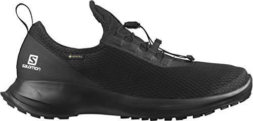 Salomon Sense Feel 2 GTX, Trail Running Shoe, Black/Black/Black, 40 2/3 EU