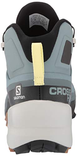 SALOMON Shoes Cross Hike Mid GTX, Botas de Senderismo Mujer, Lead/Stormy Weather/Charlock, 40 2/3 EU
