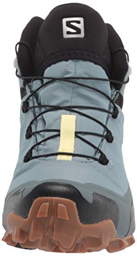 SALOMON Shoes Cross Hike Mid GTX, Botas de Senderismo Mujer, Lead/Stormy Weather/Charlock, 40 EU