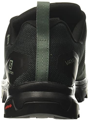 SALOMON Shoes Vaya GTX, Zapatillas de Hiking Mujer, Negro (Black/Balsam Green/Black), 38 2/3 EU