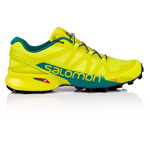 Salomon Speedcross Pro 2, Zapatillas de Trail Running Hombre, Verde (Acid Lime/Deep Lake/Black 000), 46 2/3 EU