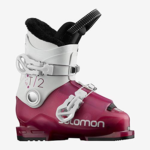 SALOMON T2 RT Girly Girls Ski Boots 2020-19.0/Rose Violet Translucent-White