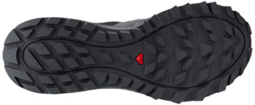 Salomon Trailster 2 Hombre Zapatos de trail running, Negro (Black/Black/Magnet), 47 ⅓ EU