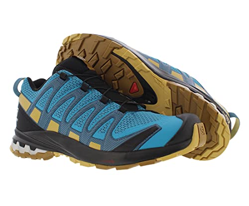 Salomon XA Pro 3D V8, Zapatos de Trail Running Hombre, Barrier Reef/Fall Leaf/Bronze Brown, 44 2/3 EU
