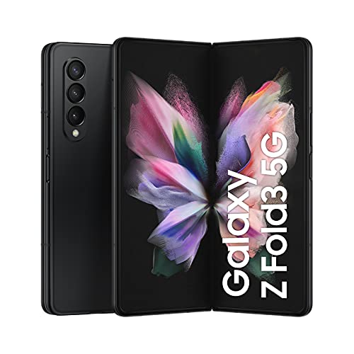 Samsung Galaxy Z Fold3 5G Teléfono móvil SIM Gratis Android Plegable Smartphone 256GB Phantom Negro (Versión del Reino Unido)