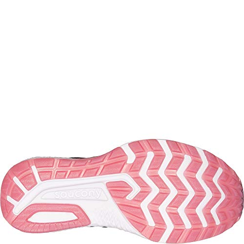 Saucony Women's Clarion 2 Running Shoe, Charcoal/Rose, Numeric_8