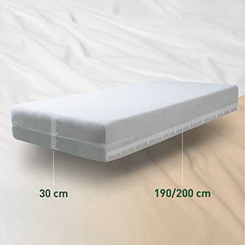 SAVEL, Funda colchón Rizo Microfibra, elástica y Ajustable, 105x190/200 (para Camas de 105)
