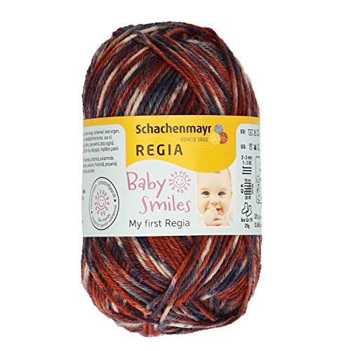 Schachenmayr REGIA 9801296-01725 Henry - Hilo para tejer a mano, 75% lana virgen, 25% poliamida, talla única