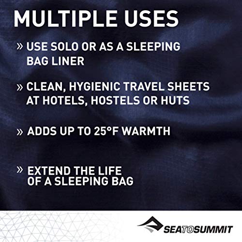 Sea to Summit Sleeping Bag, Unisex, Reactor Extreme Mummyliner Long-Balón de fútbol, Large