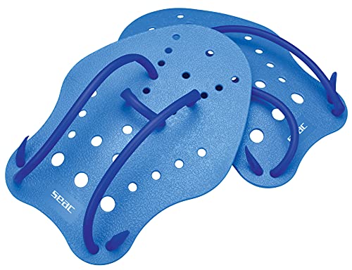 Seac Hand Paddle Turbo - Accesorio para la natación, color azul, talla S