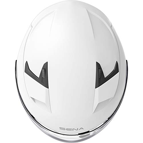 Sena Outstar Open Face Smart Helmet (Blanco, XL)