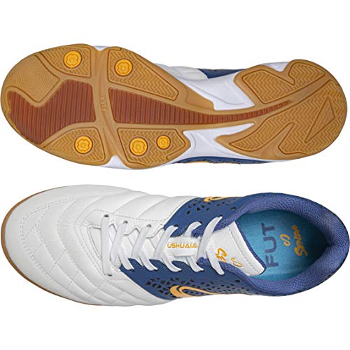 SENDA USHUAIA Pro Zapatos de Futsal Ligero, Flexible y con un Agarre Extra, Certificado de Comercio Justo US 41