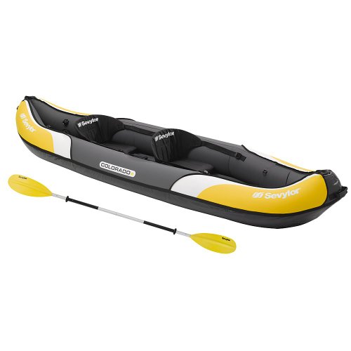 SEVYLOR Colorado – Kayak Kit, Amarillo/Gris/Blanco/Negro, 373 x 90 cm, 2000009545