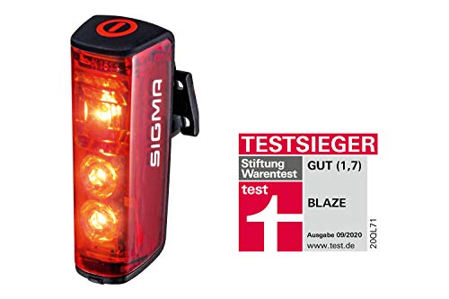 SIGMA SPORT - Juego de Luces LED para Bicicleta Aura 80 y Blaze | homologadas por la StVZO + SIGMA SPORT - Blaze | Faro de Bicicleta LED | Faro Trasero con batería y con luz de Freno