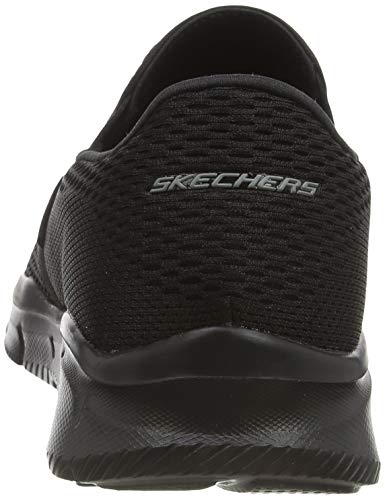 Skechers Equalizer Double-Play, Zapatillas sin Cordones Hombre, Black, 41 EU