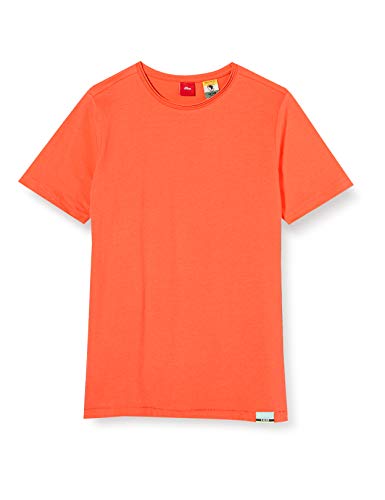 s.Oliver Junior T-Shirt Mit Muster Camiseta , Naranja ( 2047 Flor De Plátano Rojray ) , L/Reg para Niños