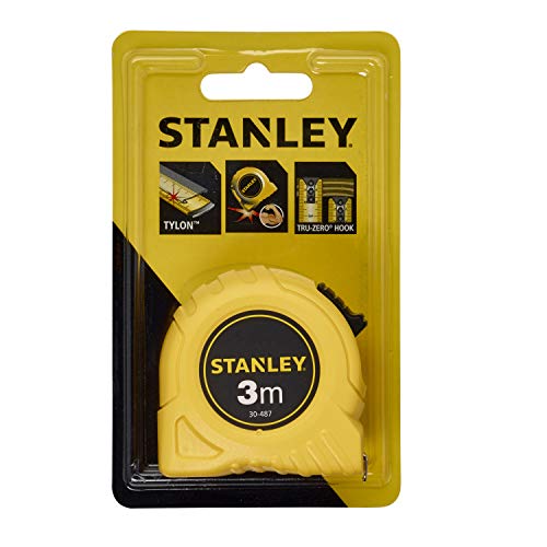 Stanley 0-30-487-1Flexómetro de 3m de largo y 12.7 de anchura.