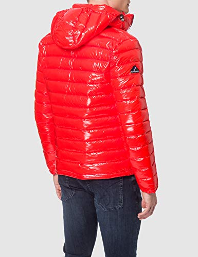 Superdry A4-Padded Chaqueta, Cherry Tomato, L para Hombre