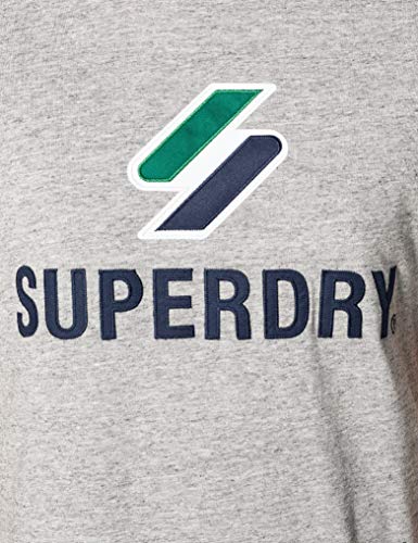Superdry M1010967A Camiseta, Grey Slub Grindle, XS para Hombre